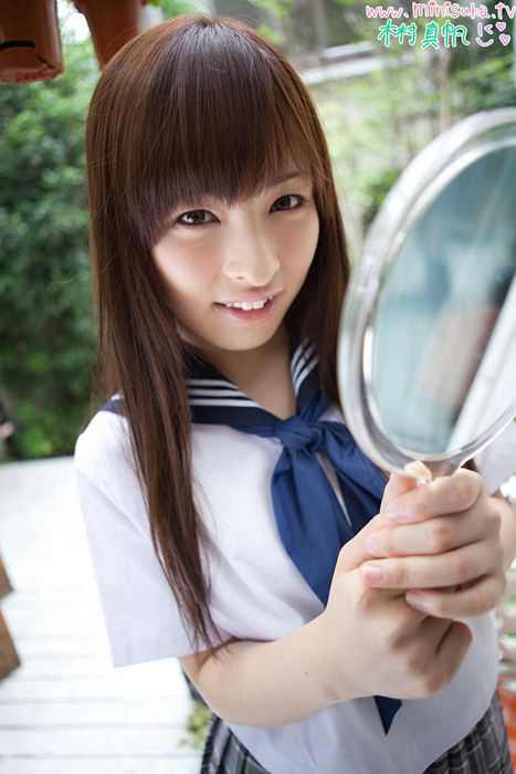 [minisuka.tv性感写真]ID0138 现役女子高生 Maho Kiruma (1) 日本美少女性感图片